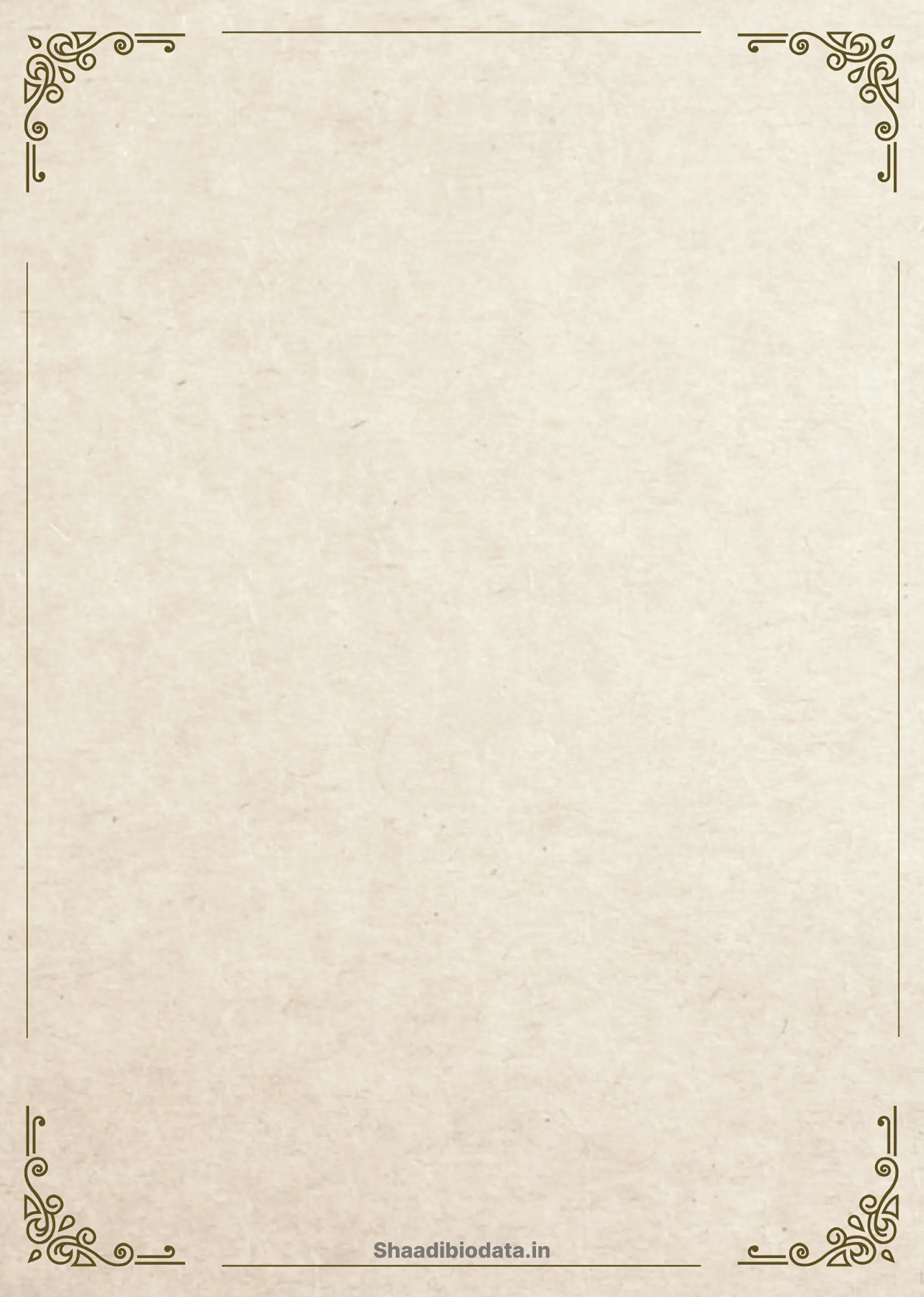 Soft sand biodata template background