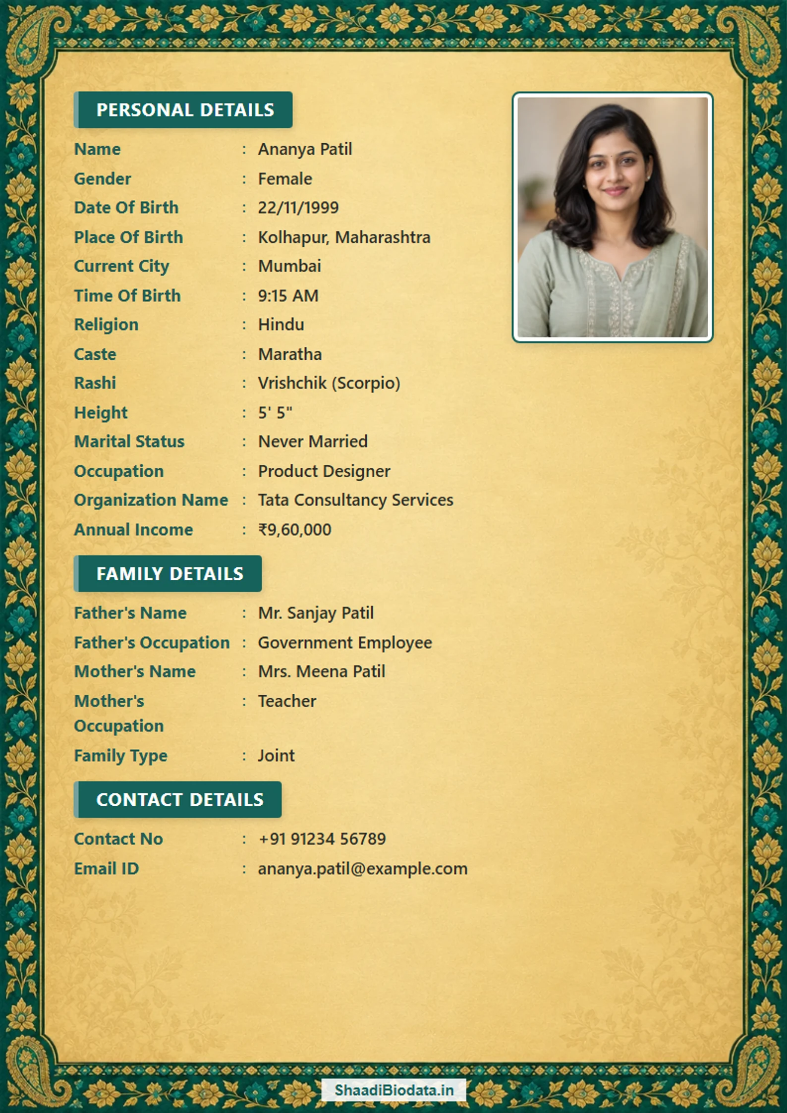 Banarasi Emerald Zari