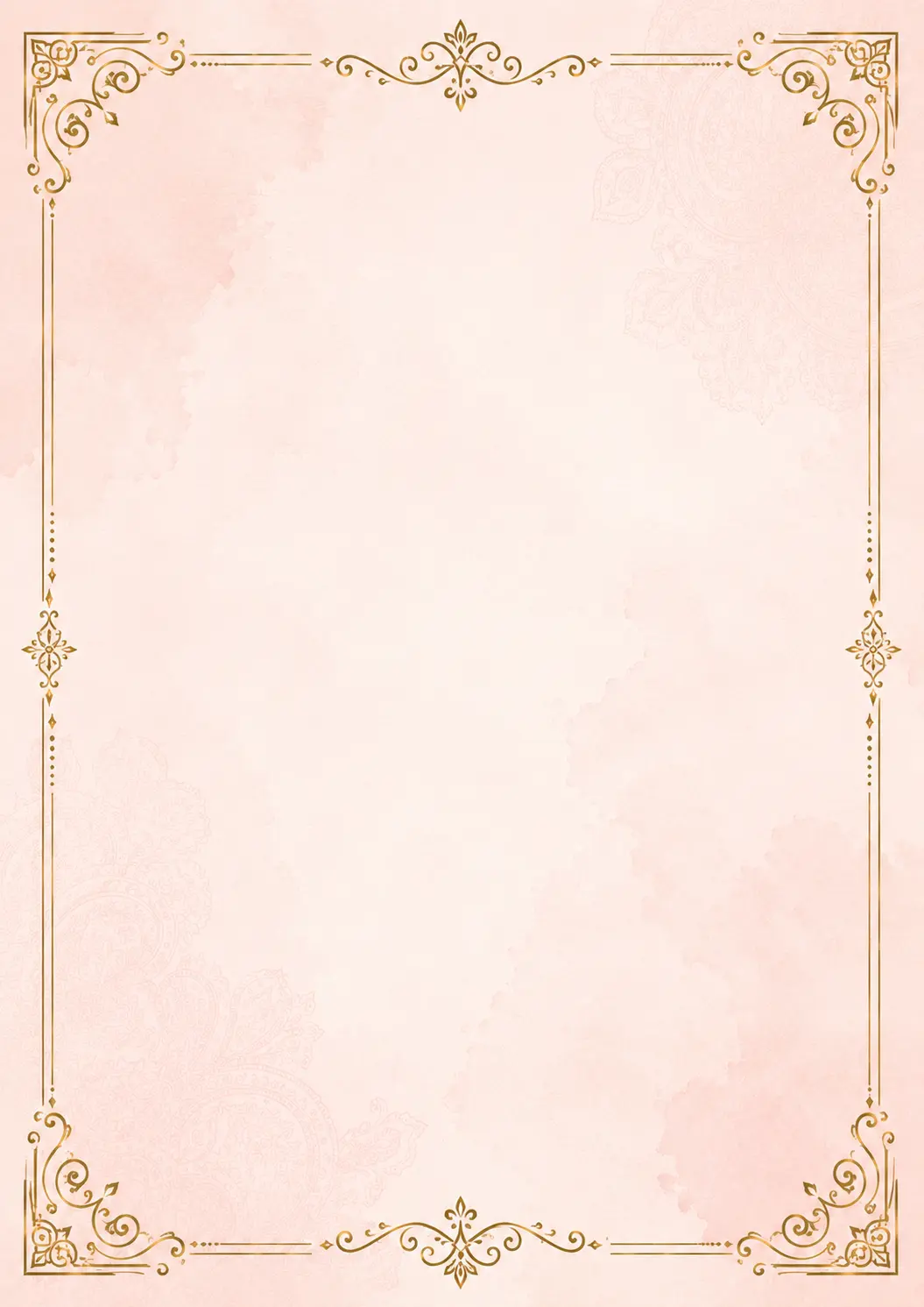 Warm clay biodata template background