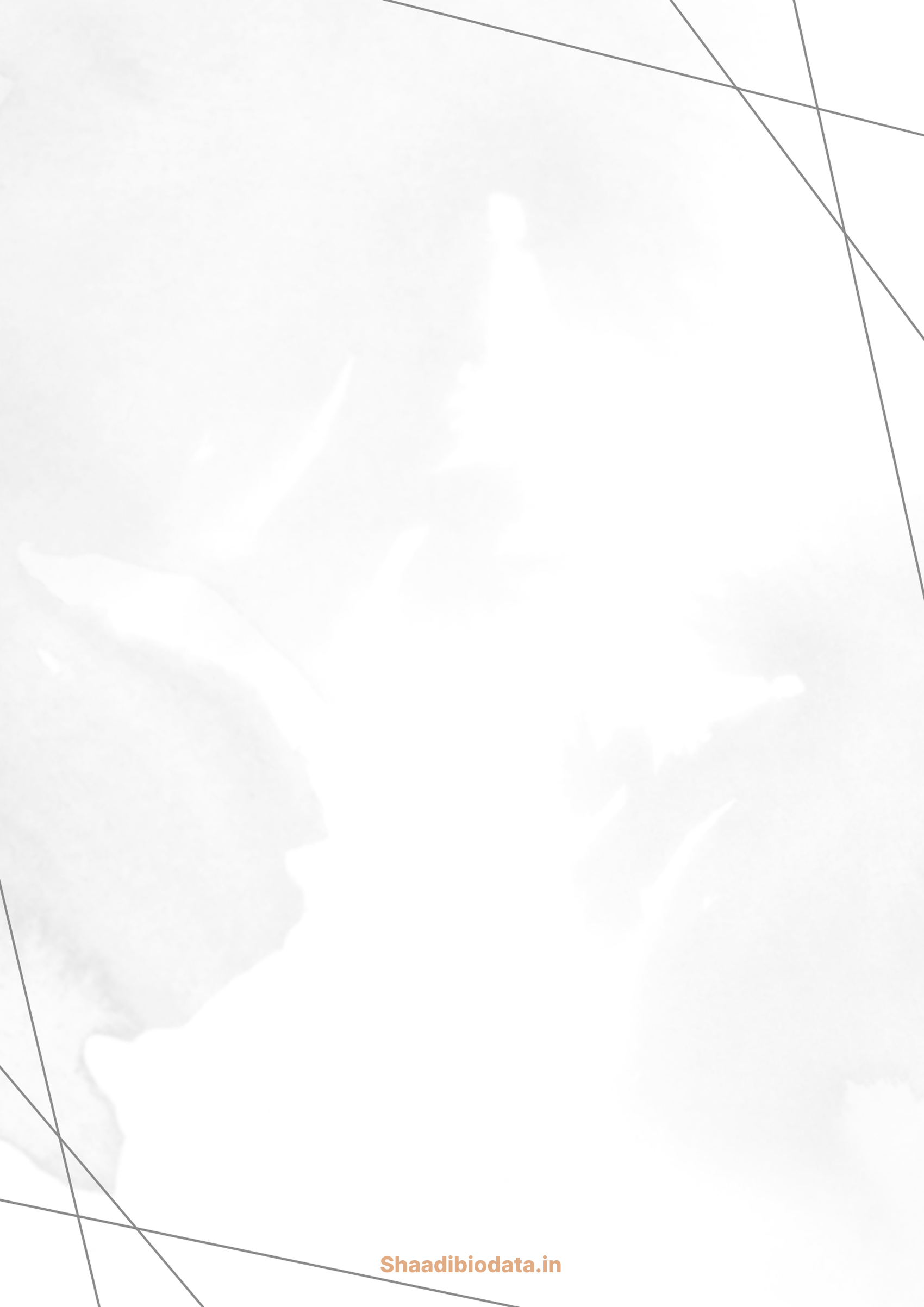Classic bronze biodata template background